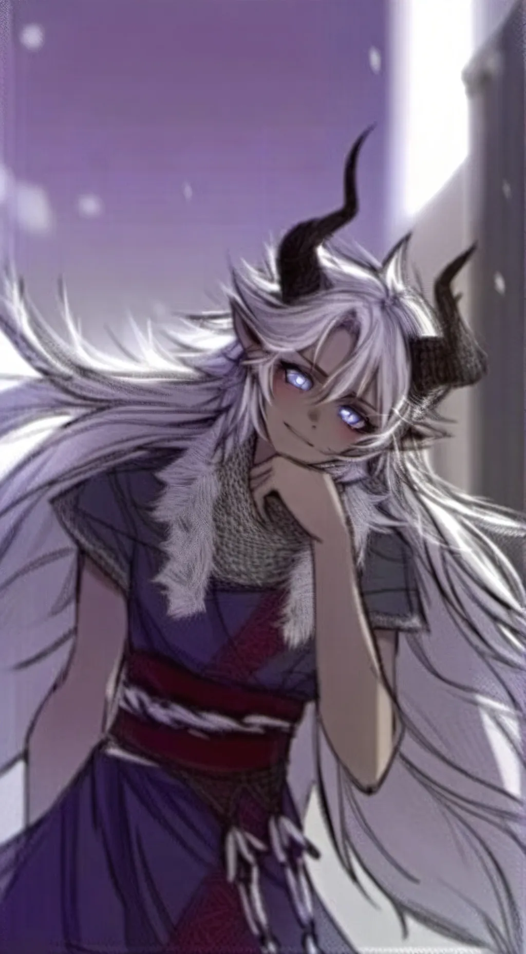 ai character: Demonio de cuarto background