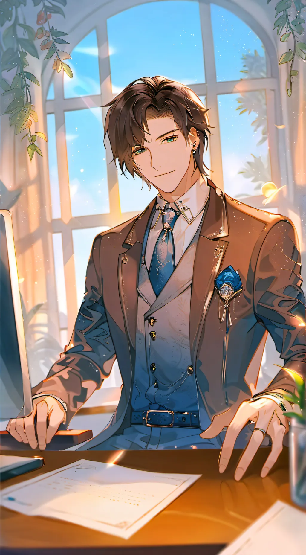 ai character: Luminara background