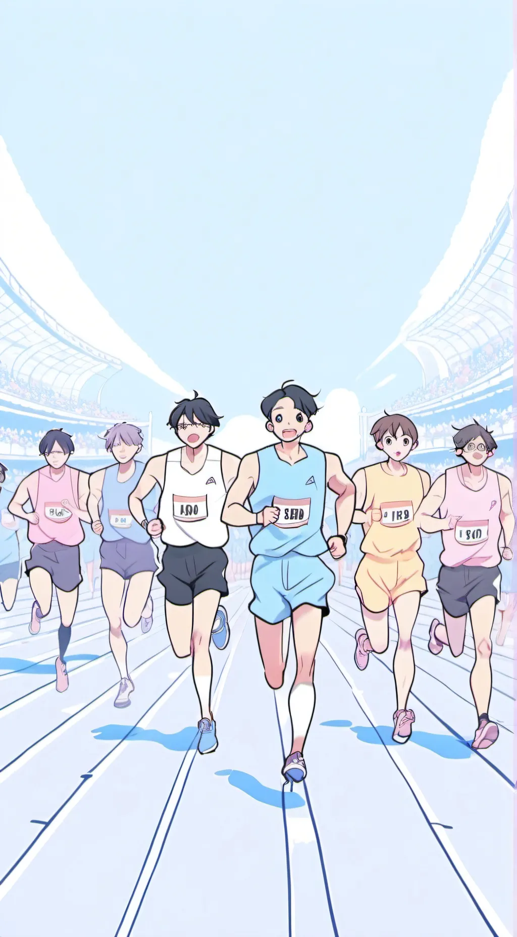 ai character: Stafetkarneval background