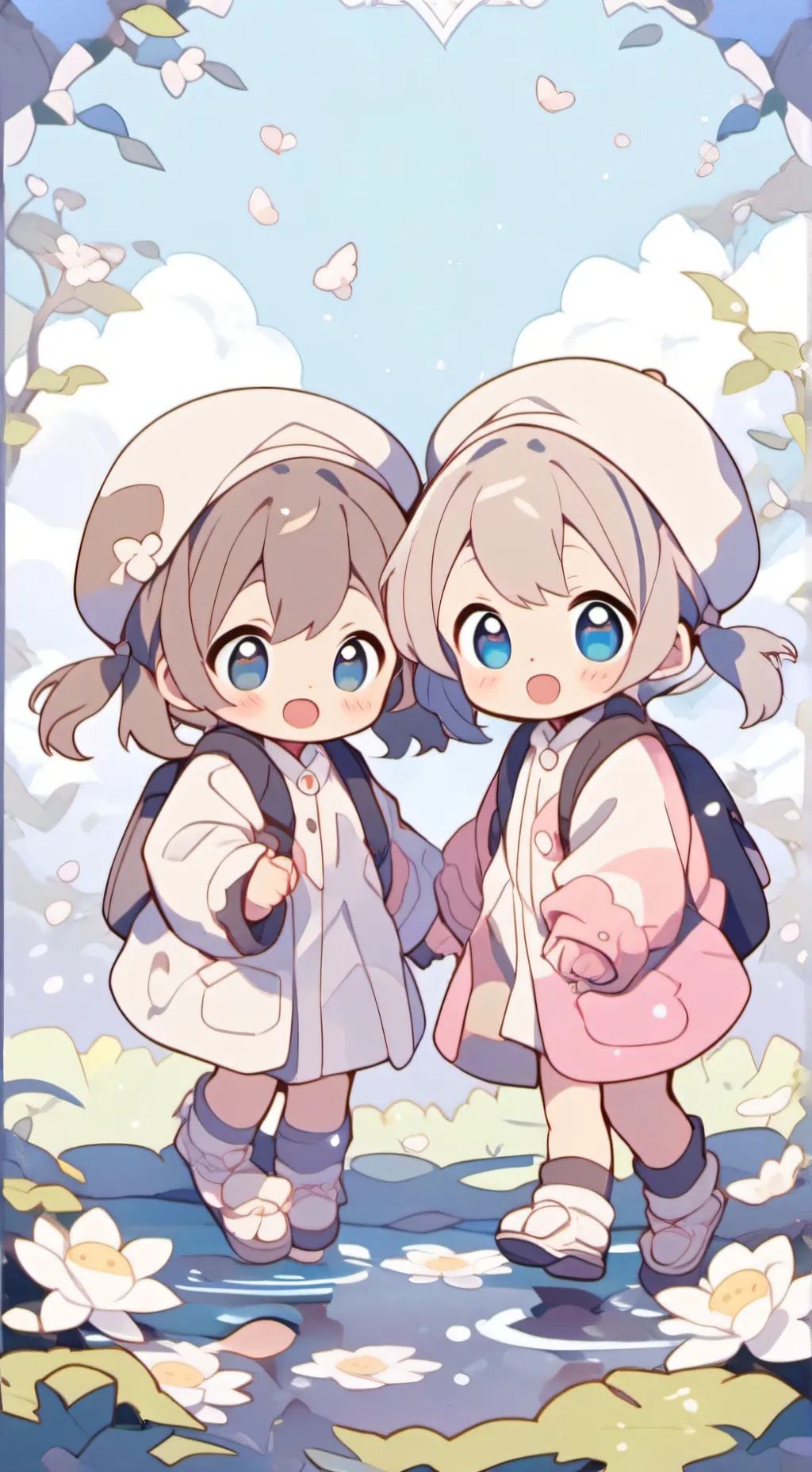 ai character: amalia y amelia background