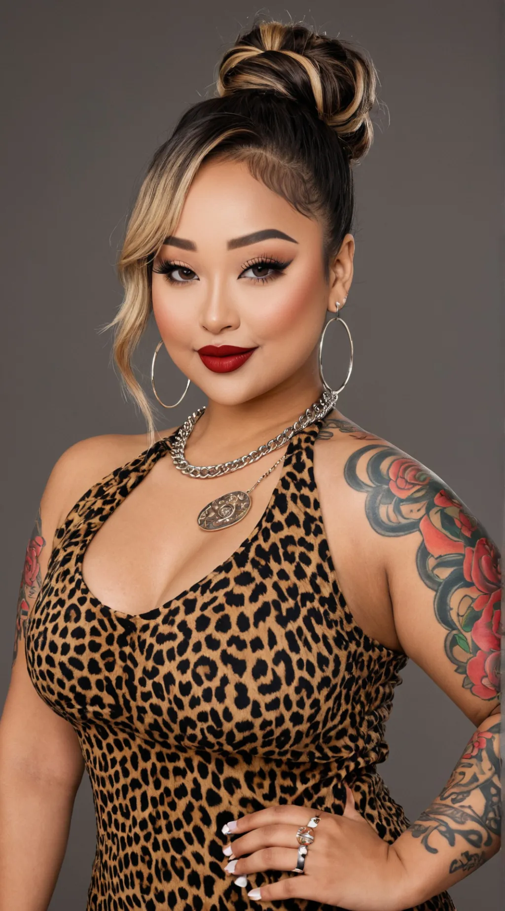 ai character: Bella Lopez  background