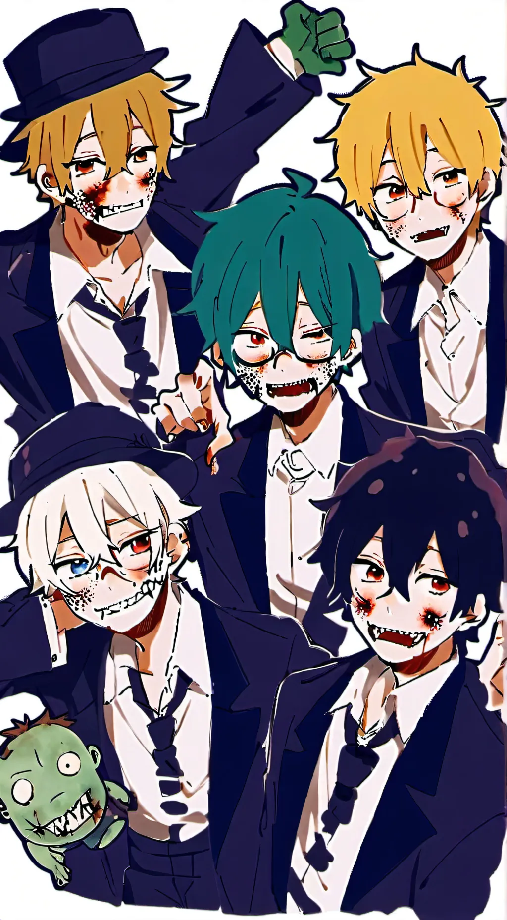 ai character: zombies:) background