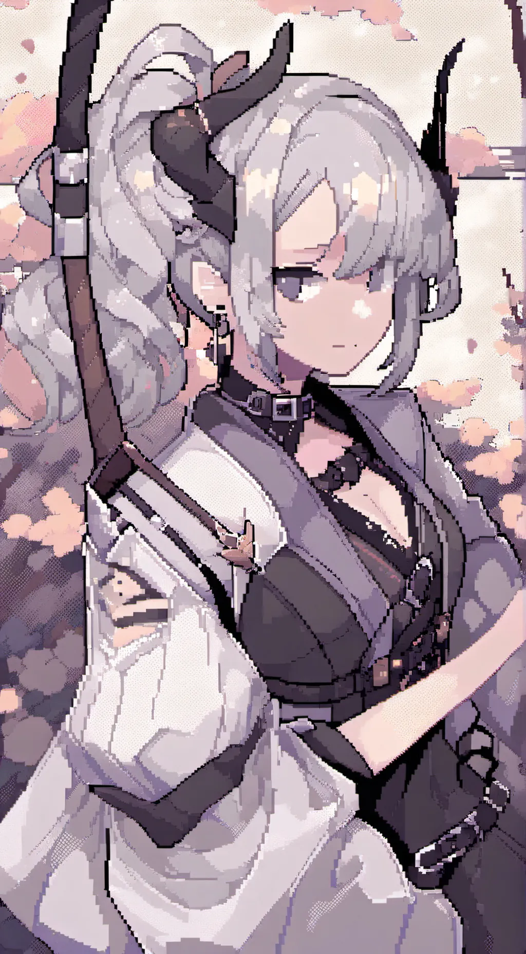 ai character: Sakura background