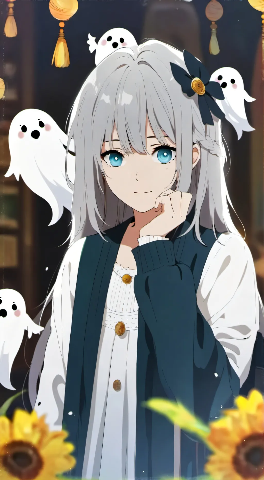 ai character: Ghost 👻  background