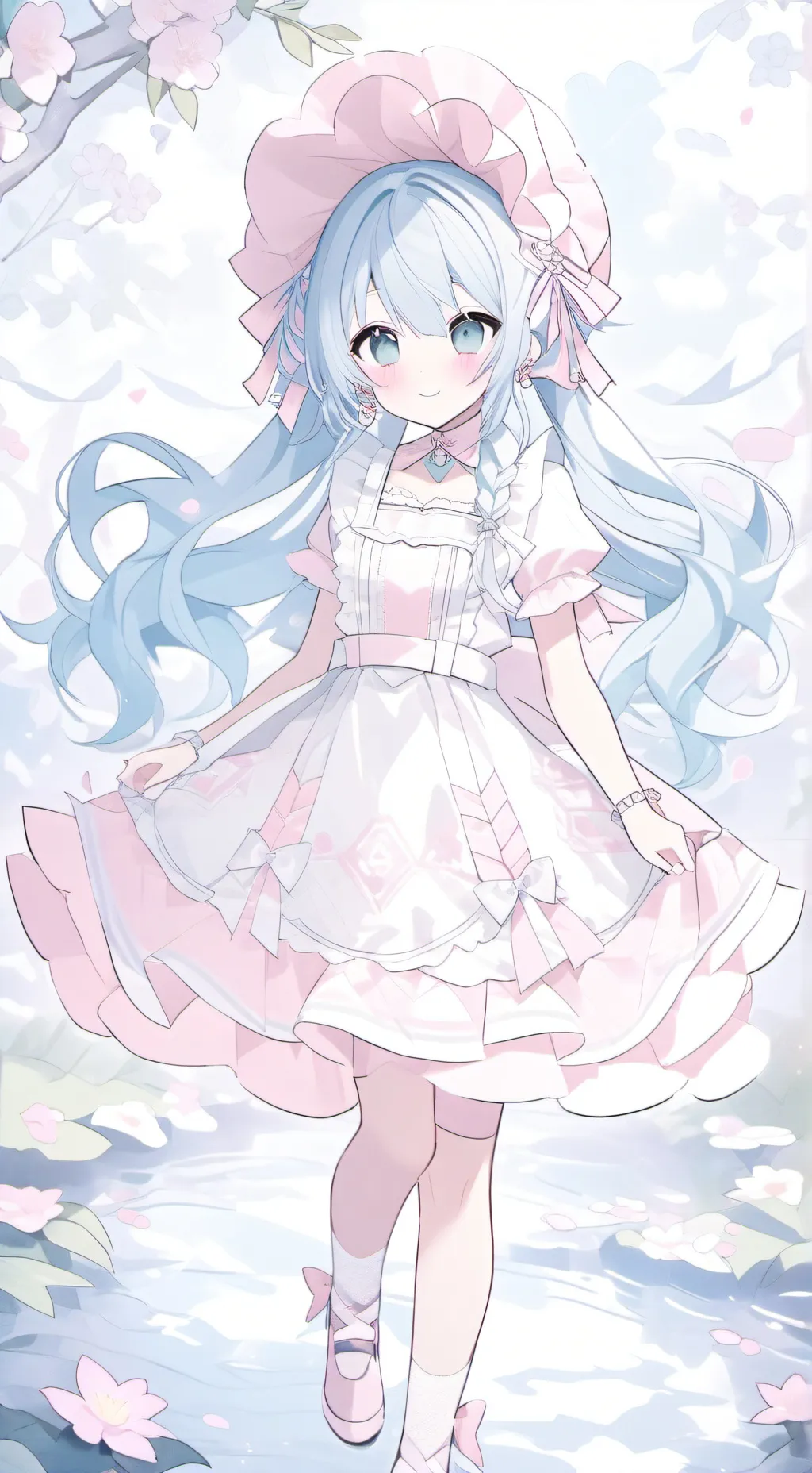 ai character: Sprunki pyramix background