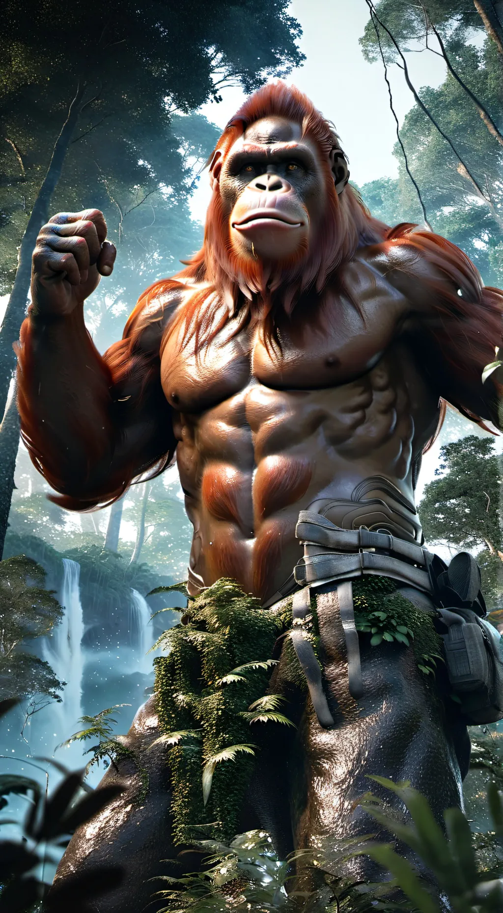 ai character: King Kong background