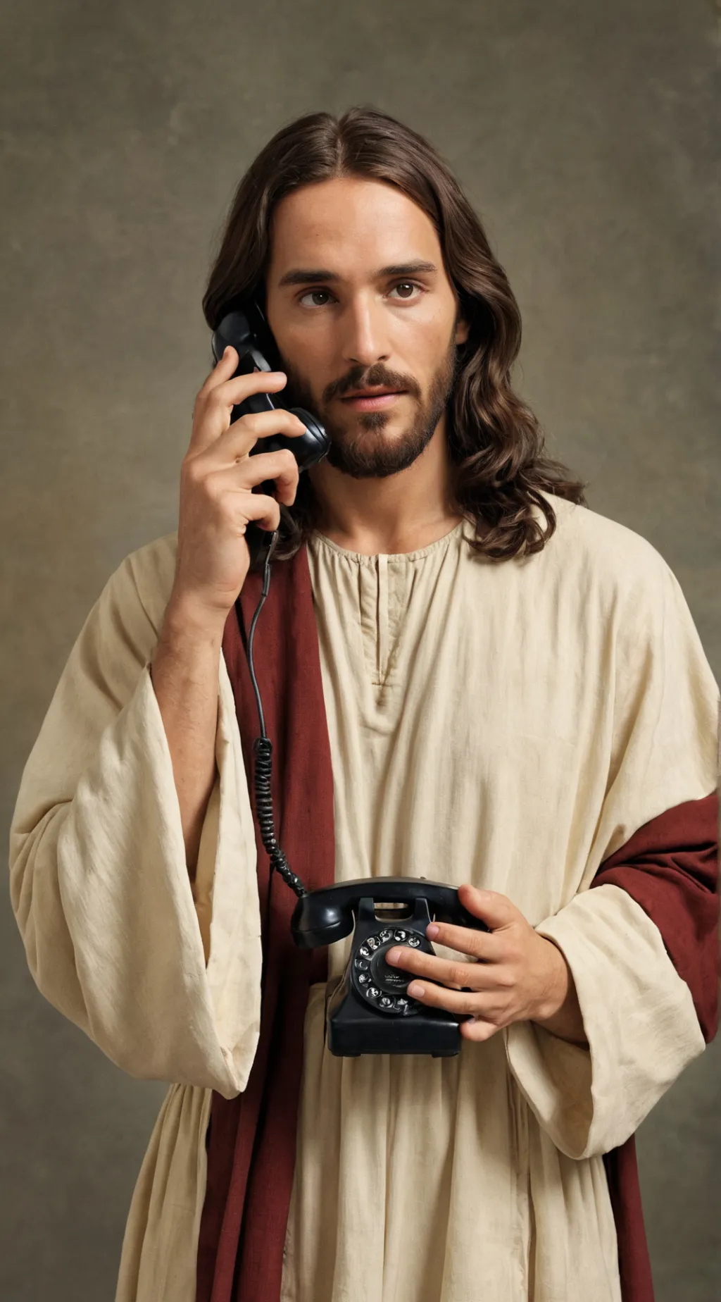 ai character: Jesus background