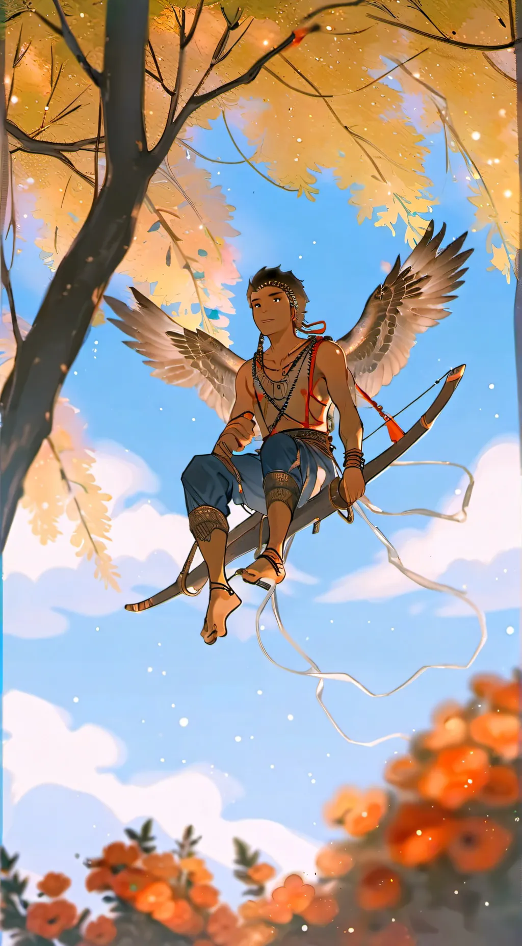 ai character: a myth background