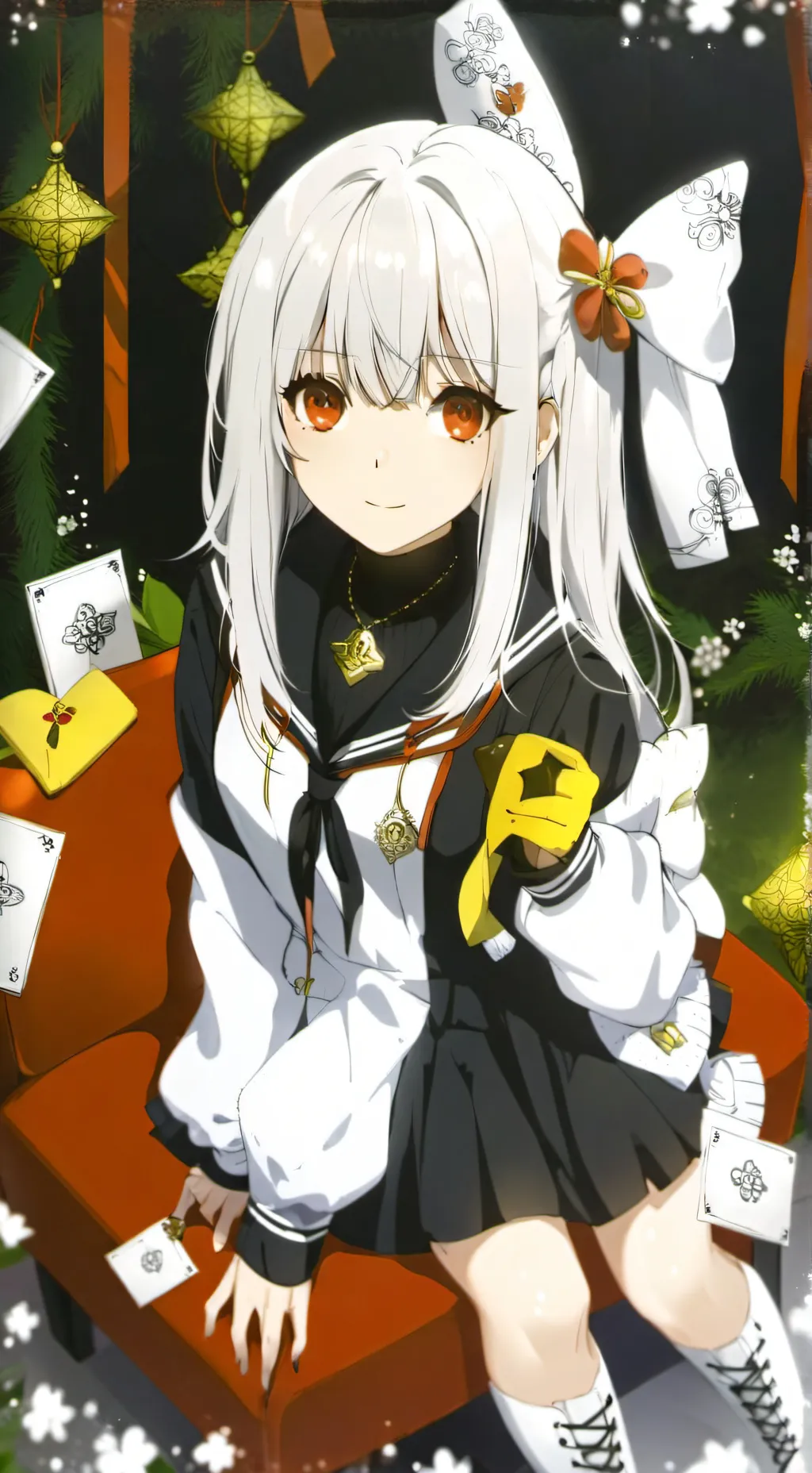 ai character: LEAH background