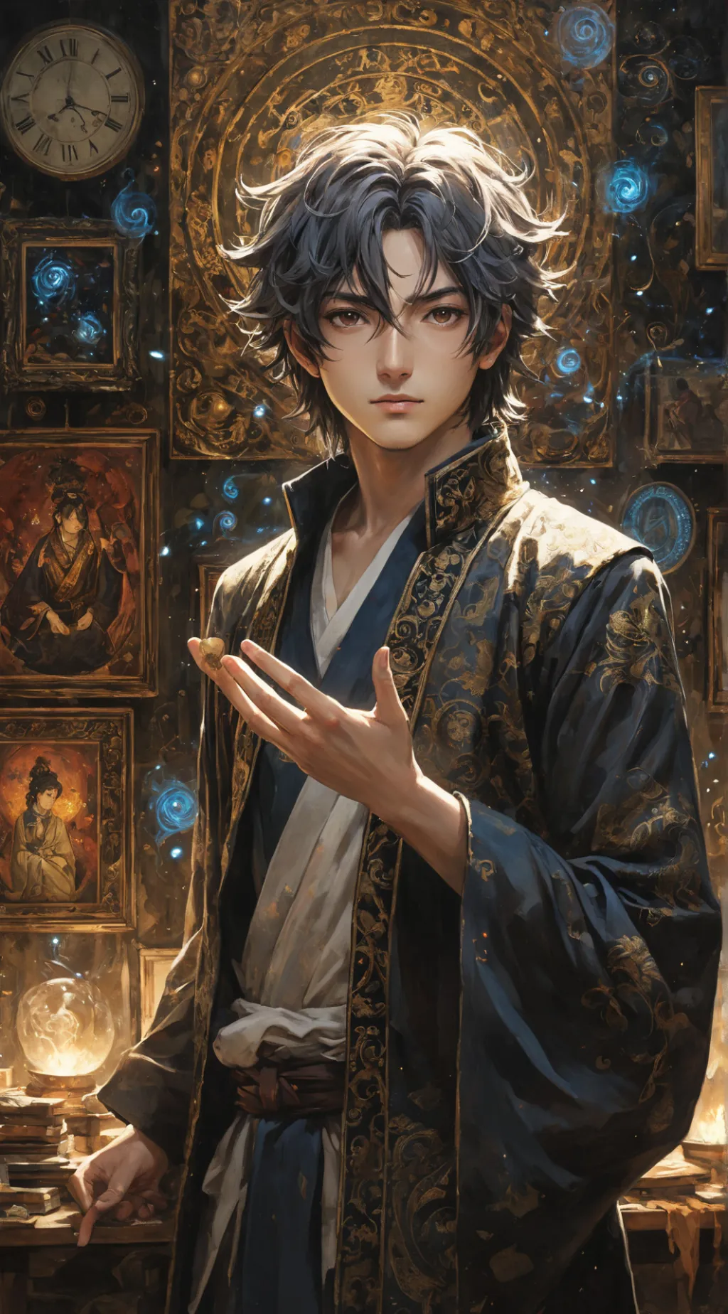 ai character: Lucien background