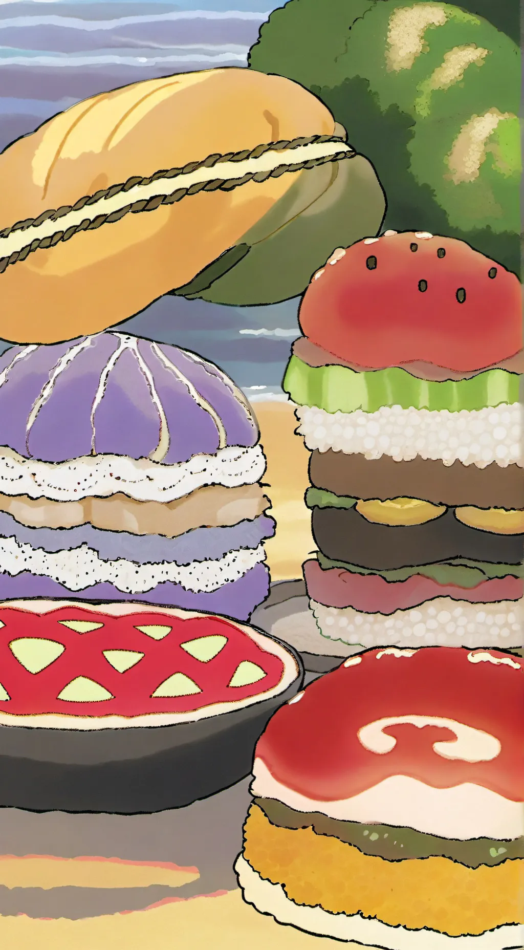 ai character: Fpe miniatura background