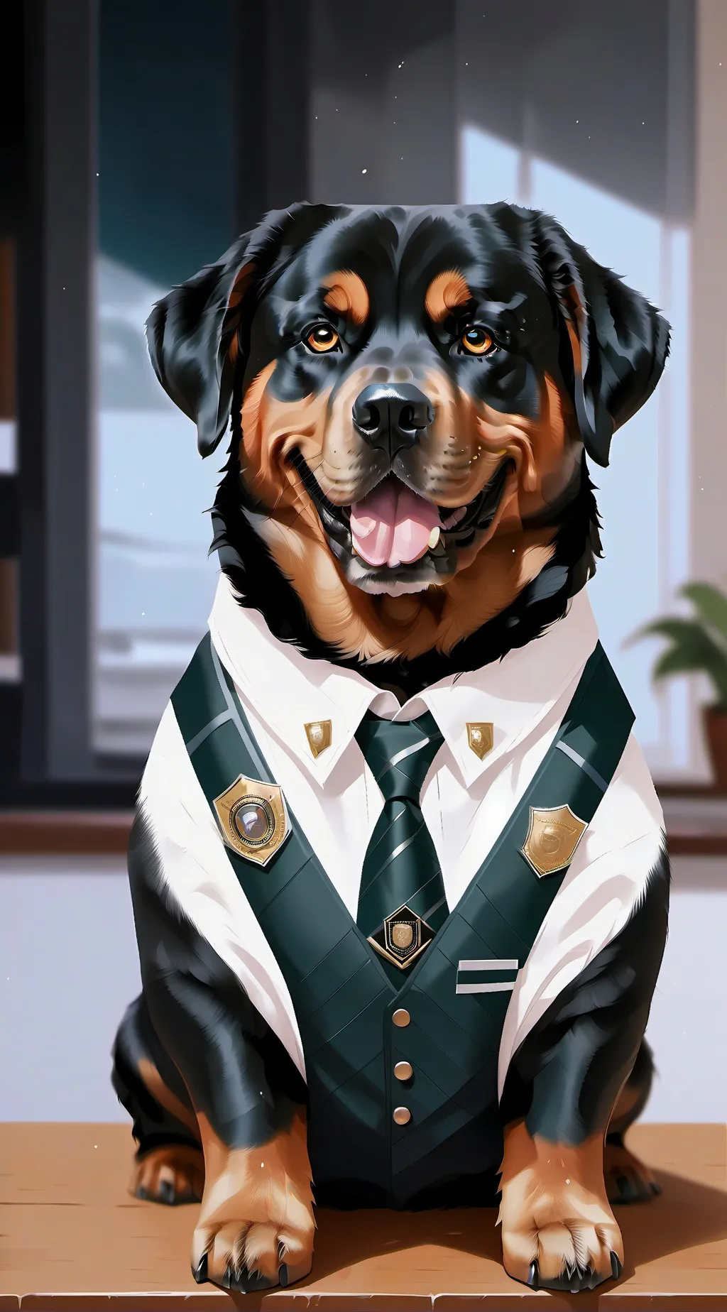 ai character: buddy  background