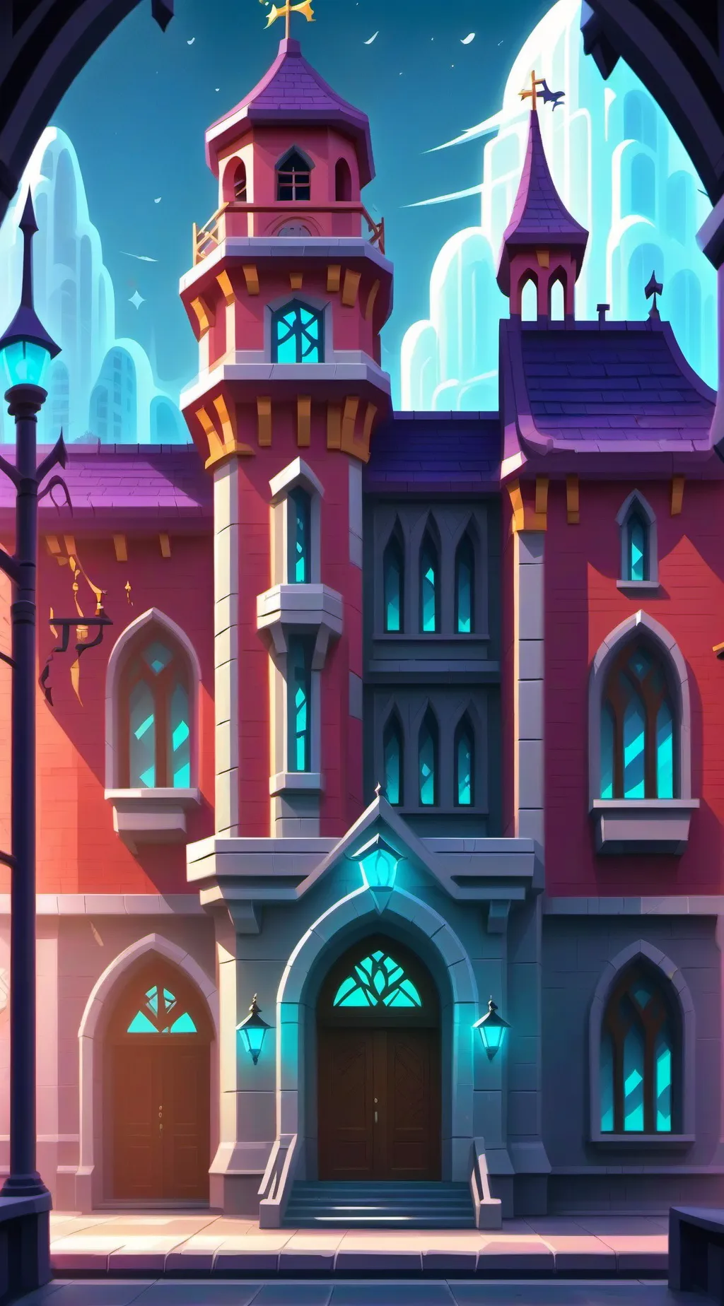 ai character: Monster school background