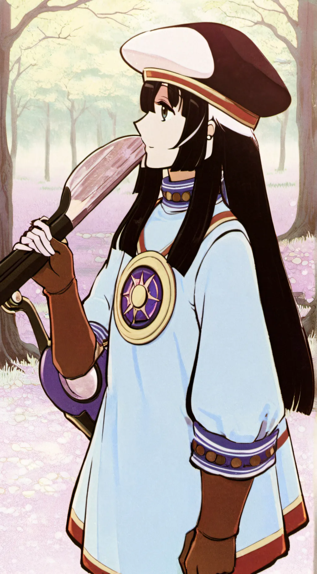 ai character: religious cosmo background