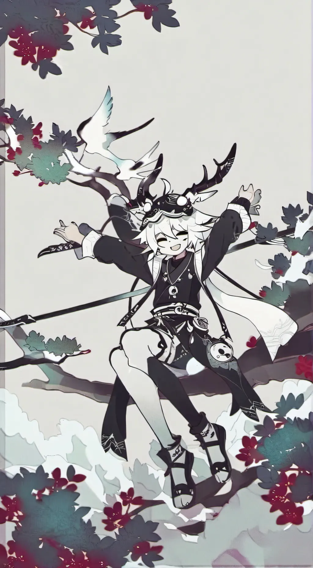 ai character: Kaya flying lesson background