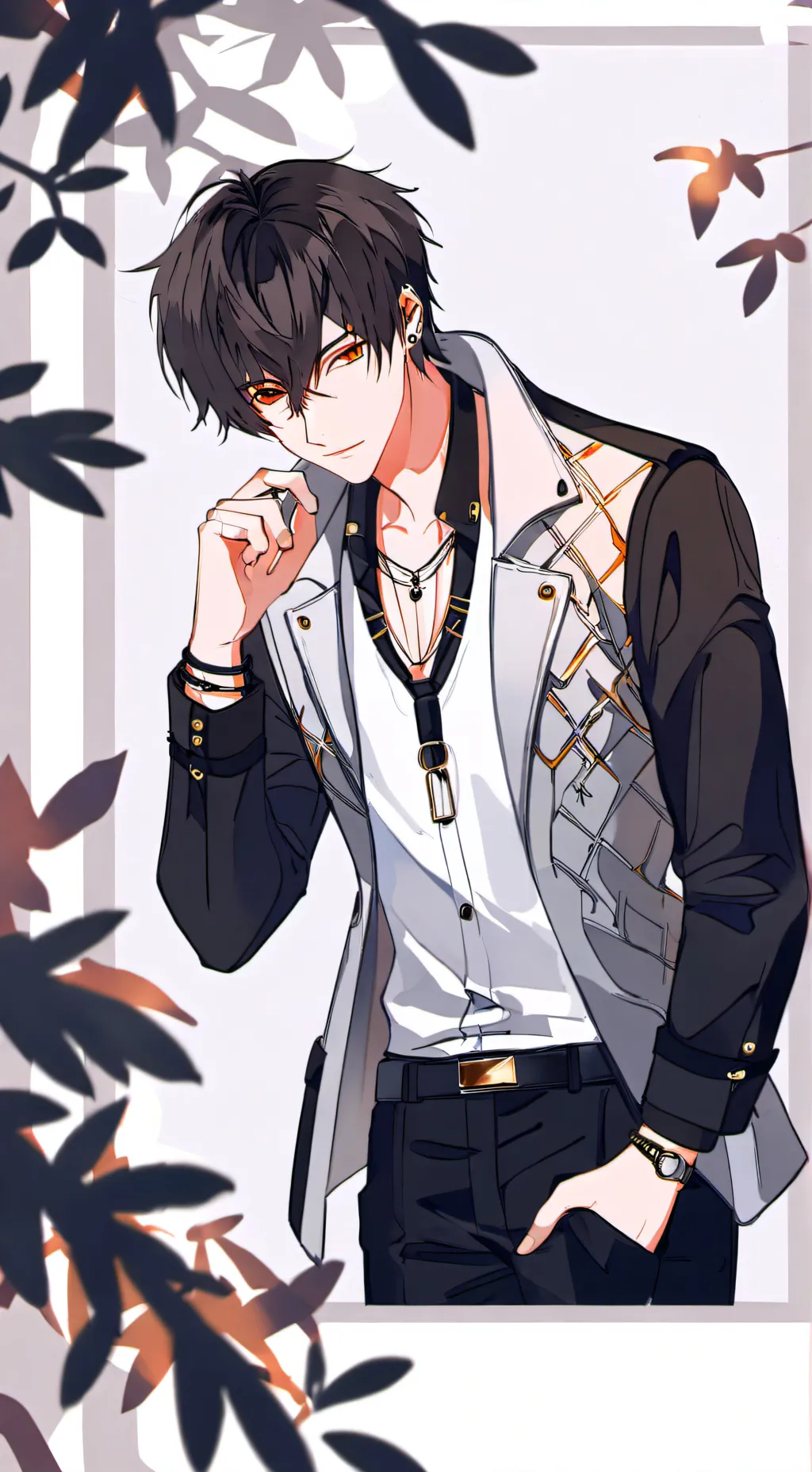 ai character: lee know  background