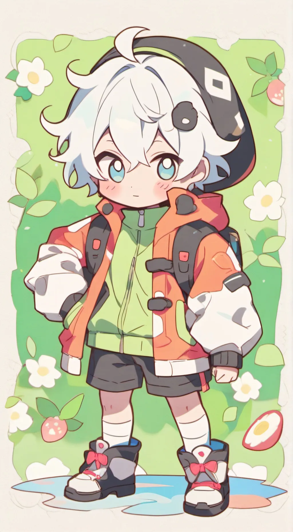 ai character: Lucef@  background