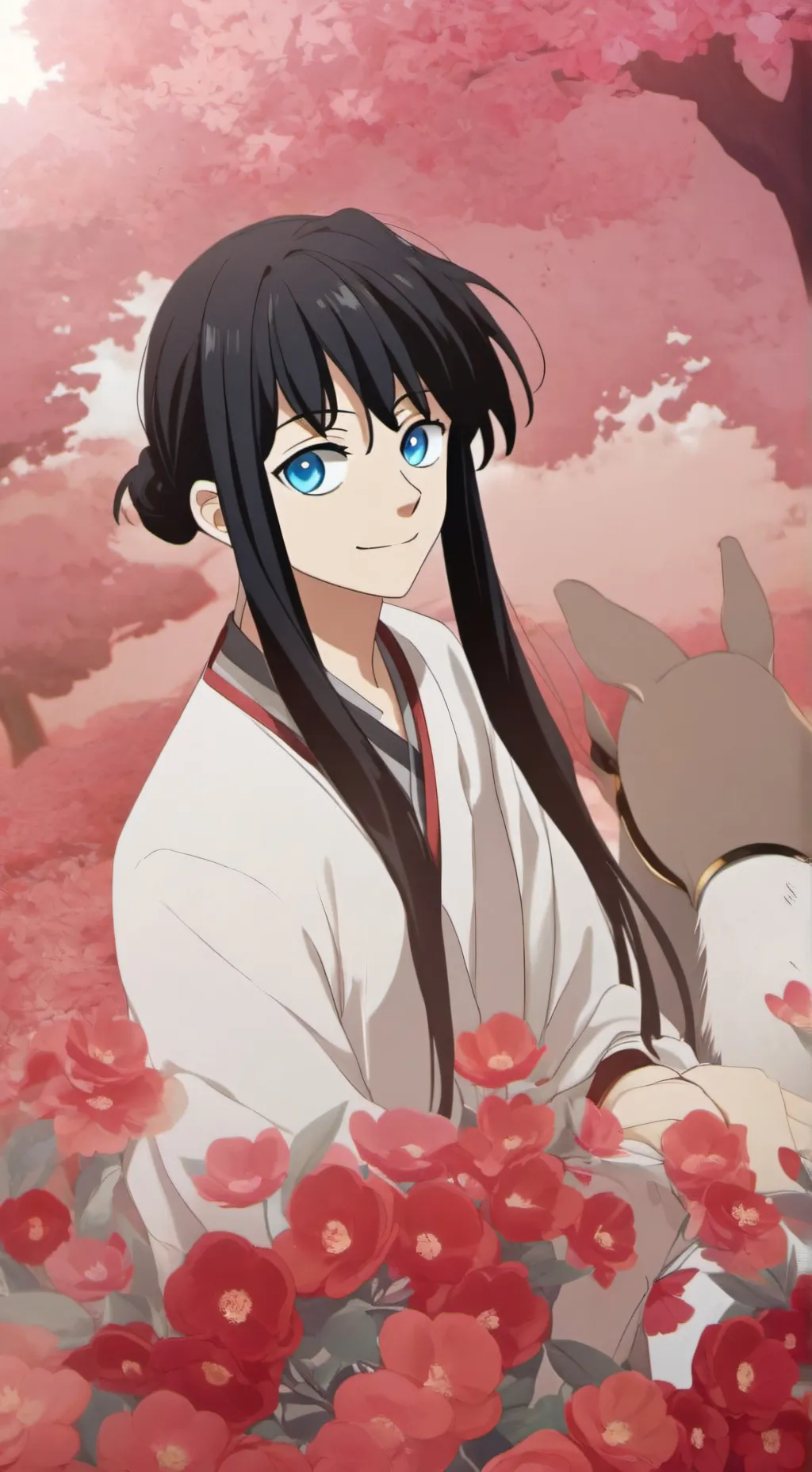 ai character: tokito  background