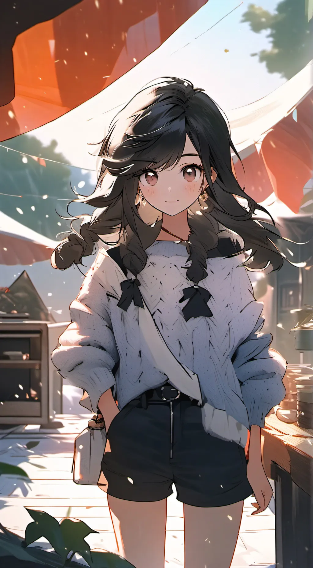 ai character: Rose background