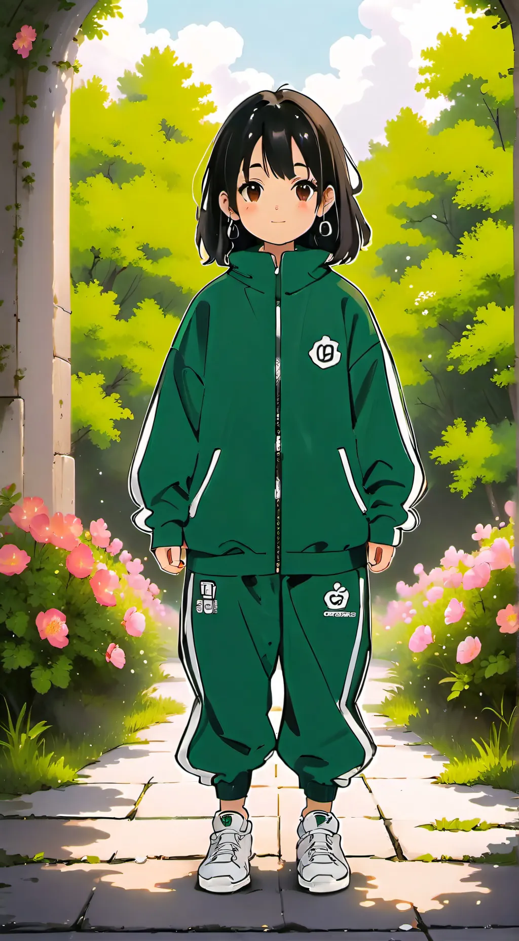 ai character: Squid game 🎵 🎶  background