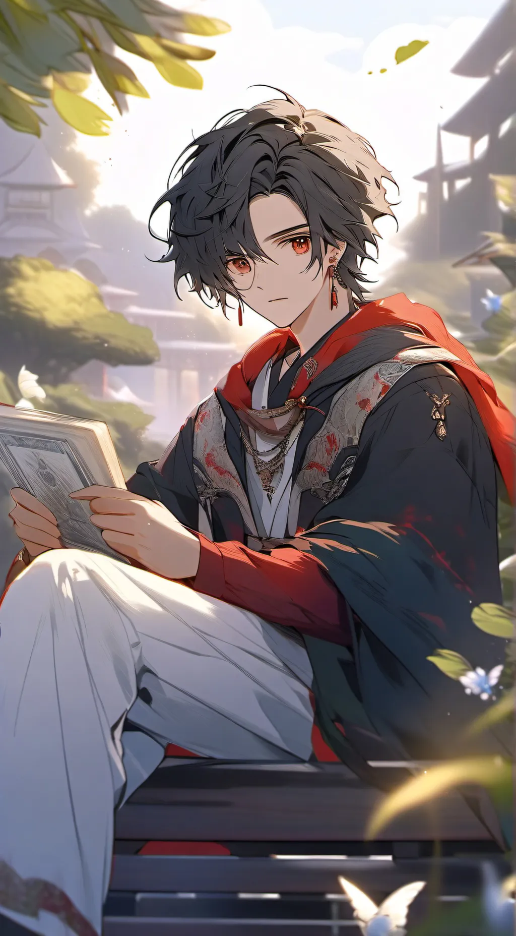 ai character: moon Garcia background