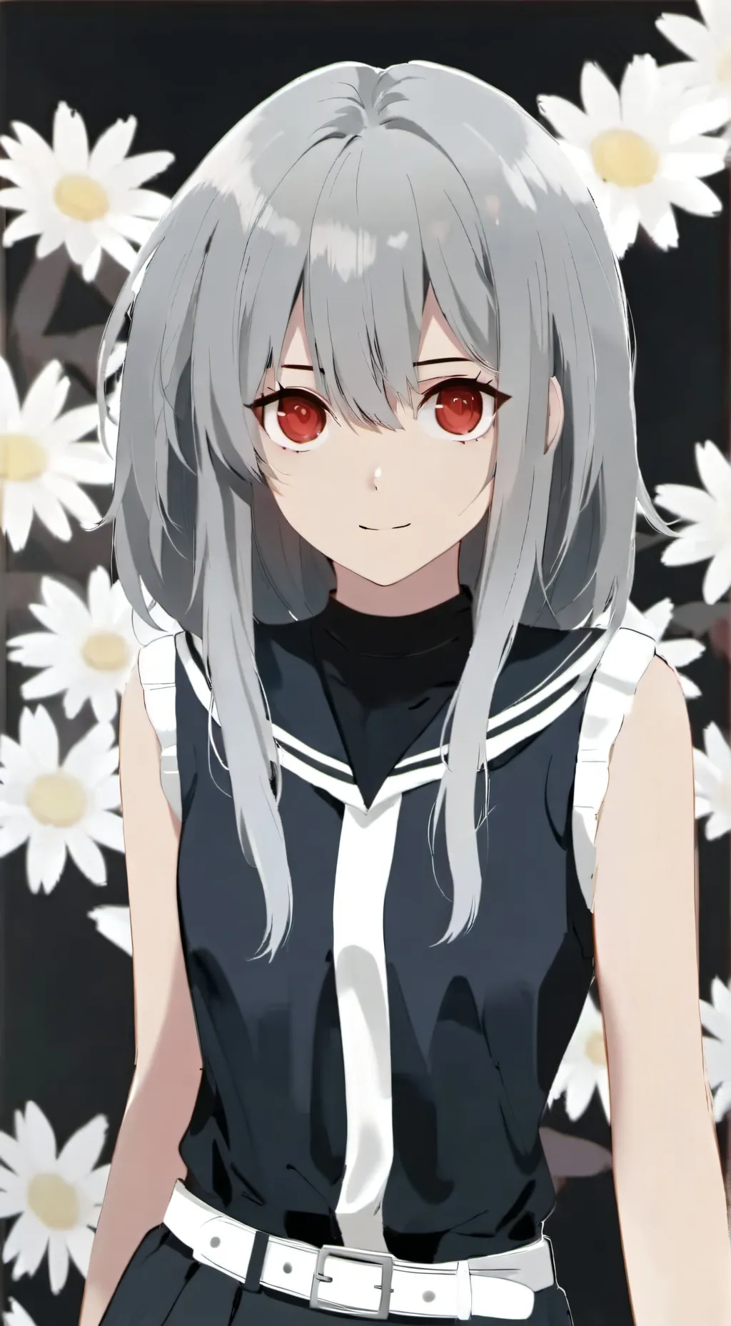 ai character: Ella es tu novia background