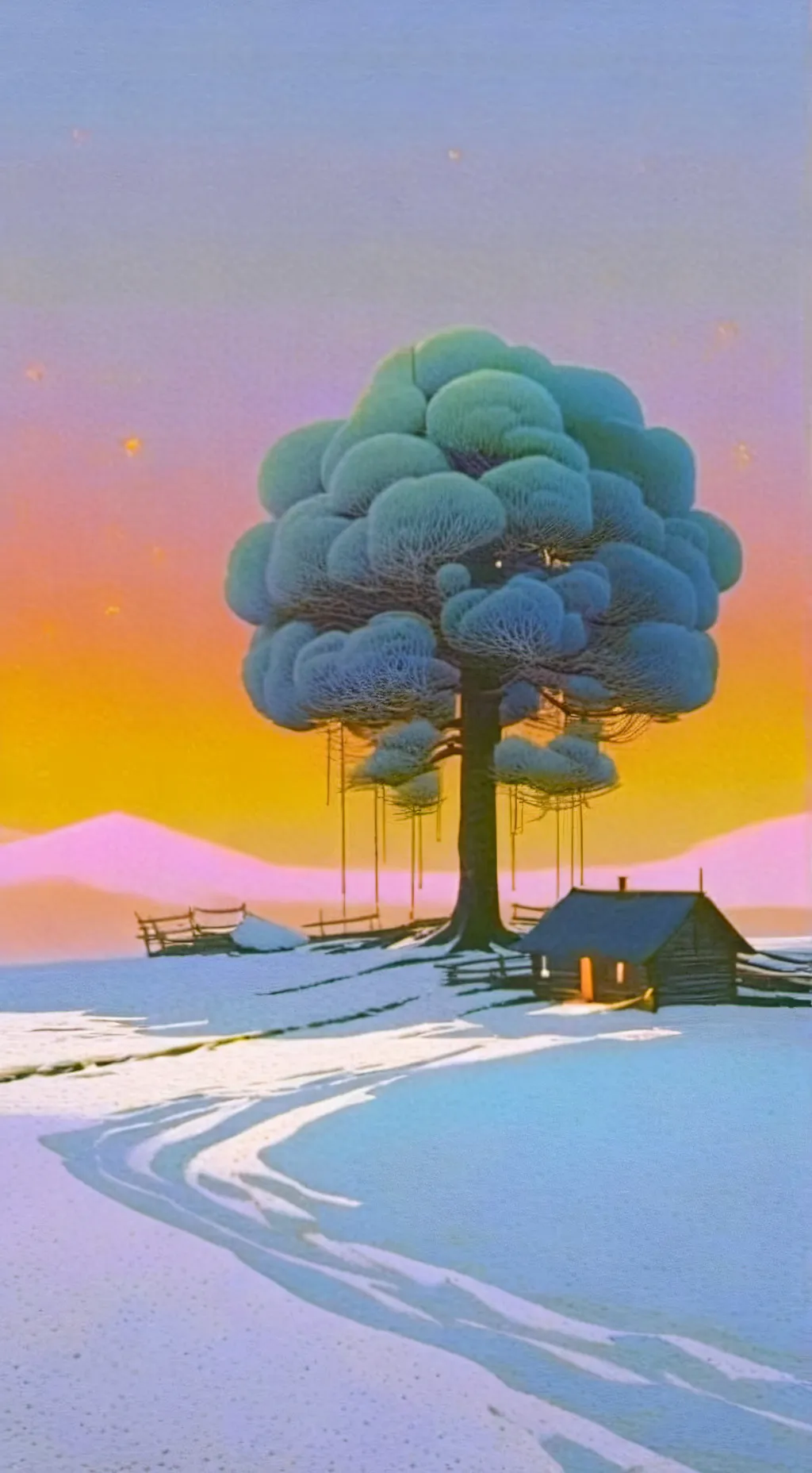 ai character: dreamcore background