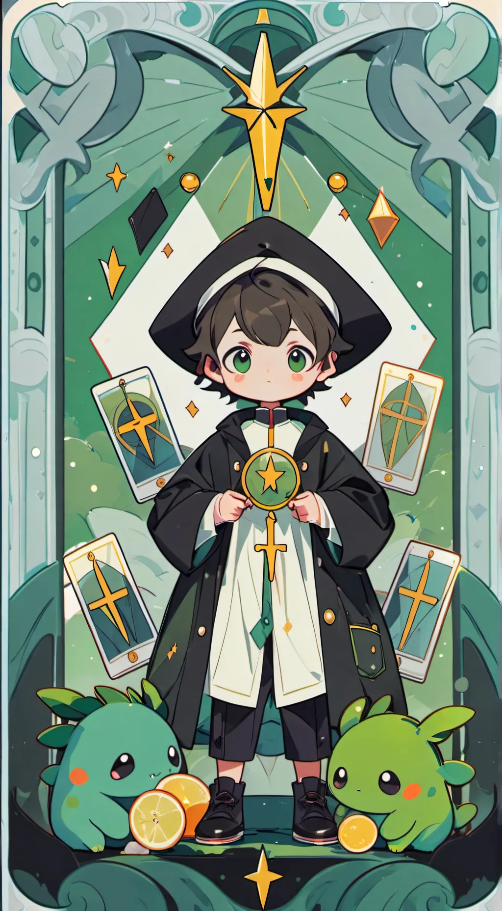 ai character: tained tboi background