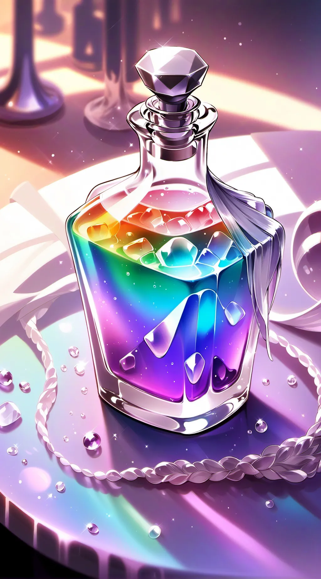 ai character: furry potion background