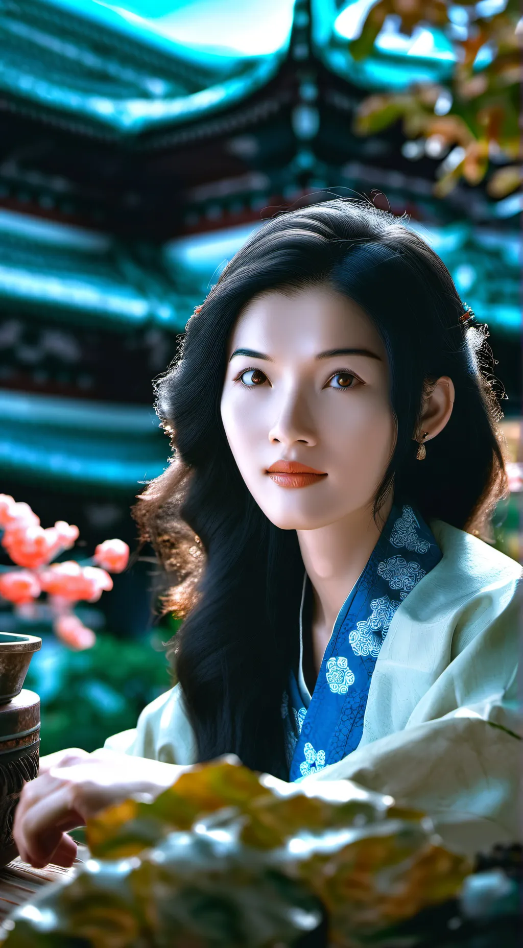 ai character: Asian mom background