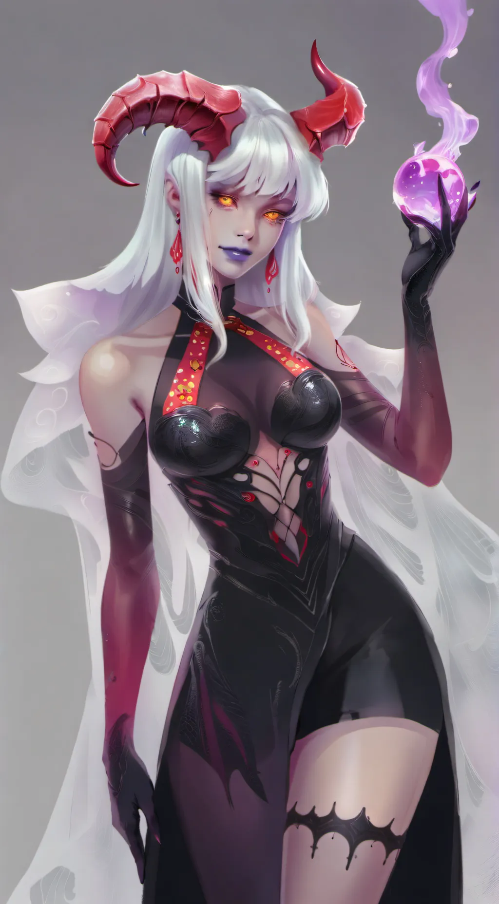 ai character: démon slime  background