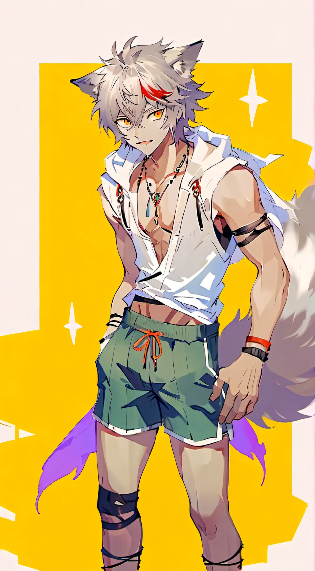 ai character: bakugo background