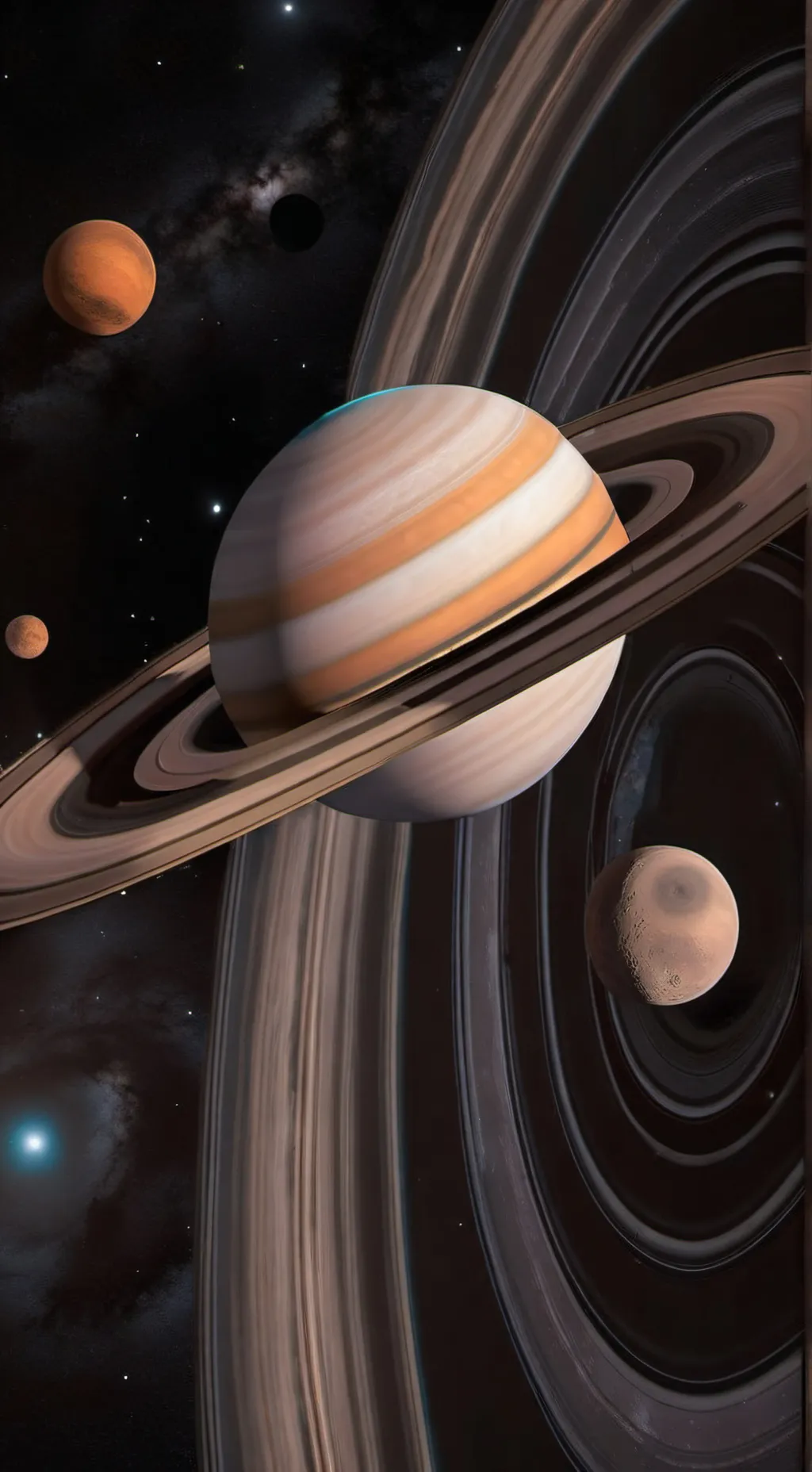 ai character: saturn background