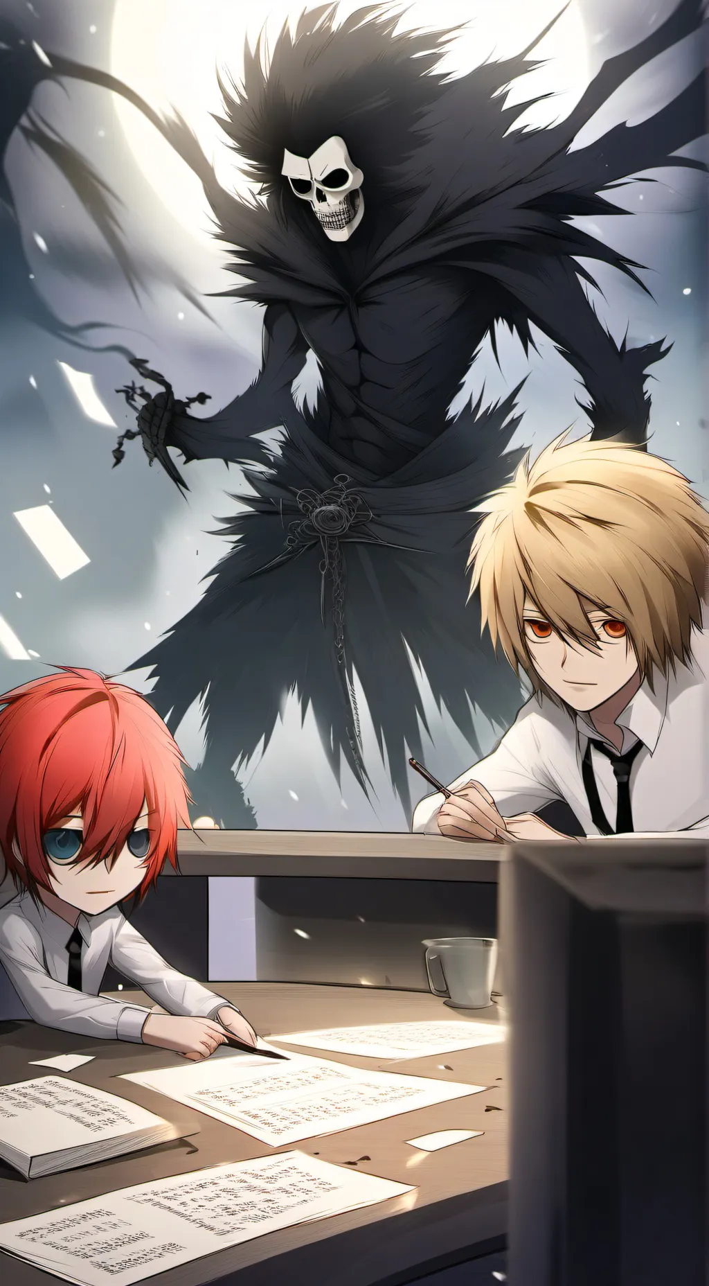 ai character: Death Note GC background
