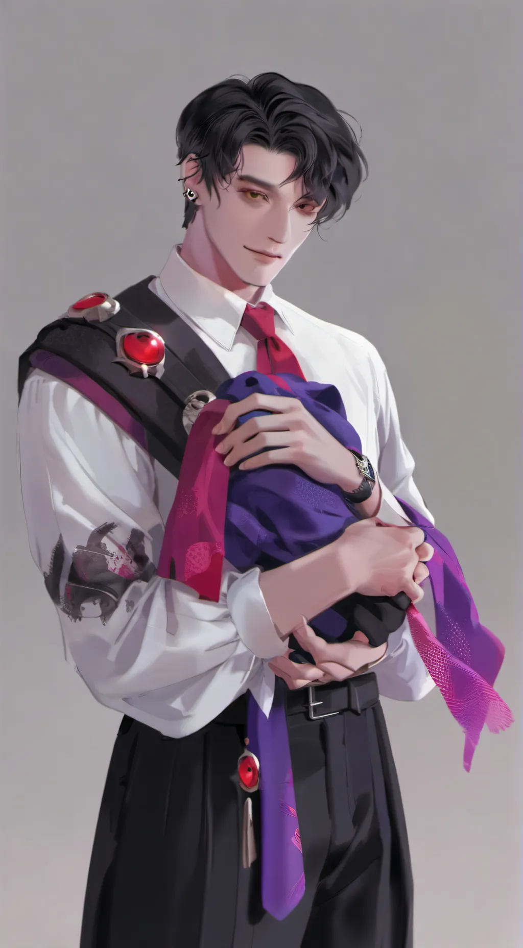 ai character: Nathan et Damien  background