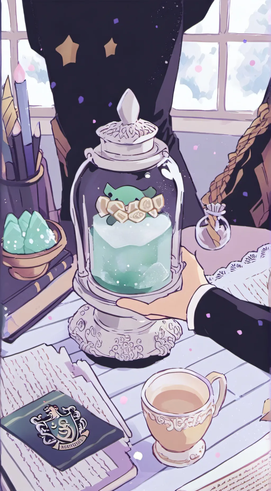 ai character: 🐍❤️‍🔥🎀 Slytherin background