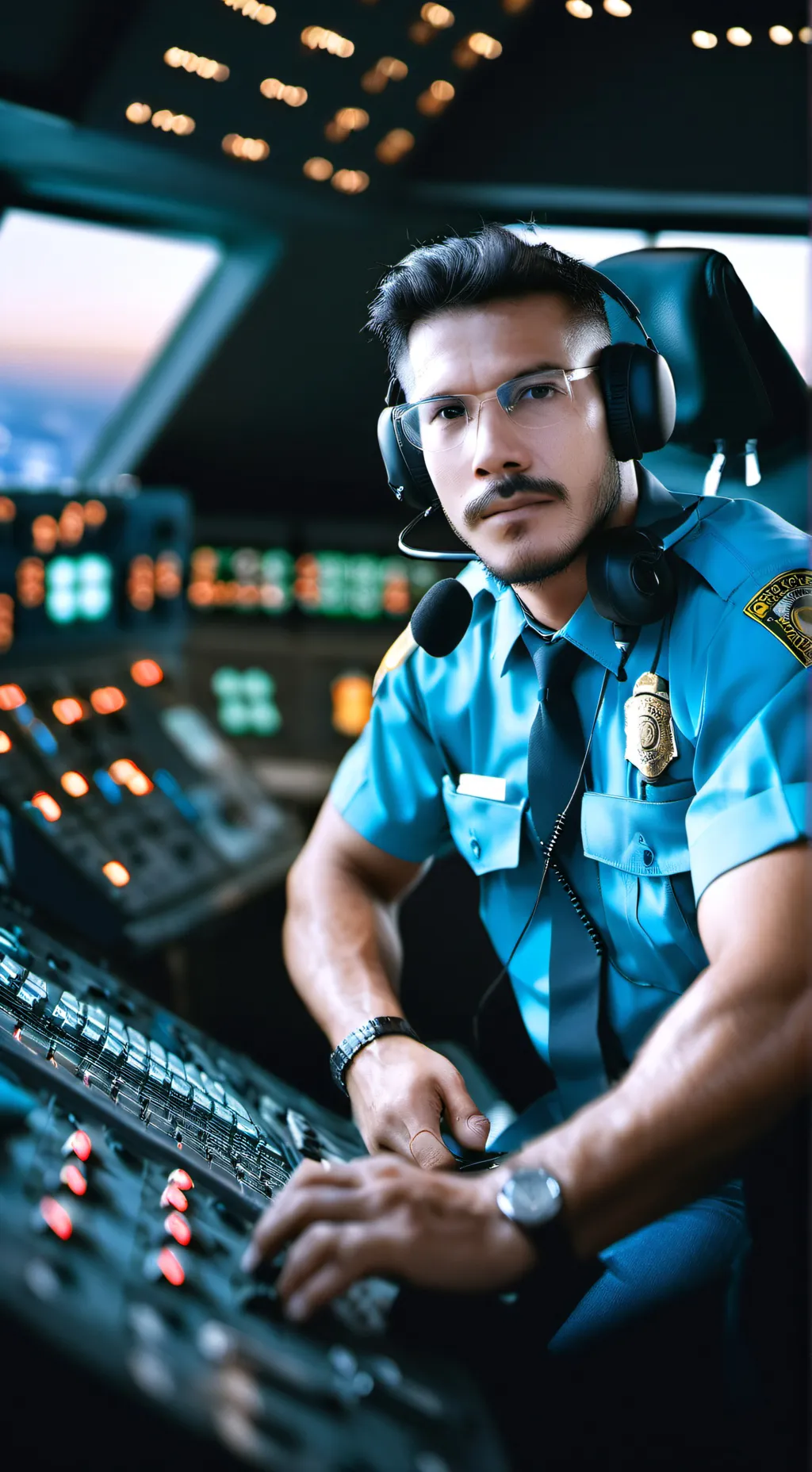 ai character: LA 911 background