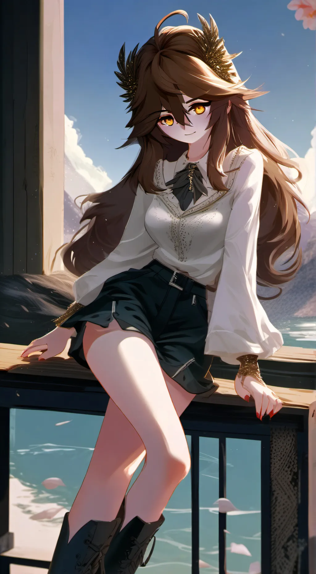 ai character: Ника background