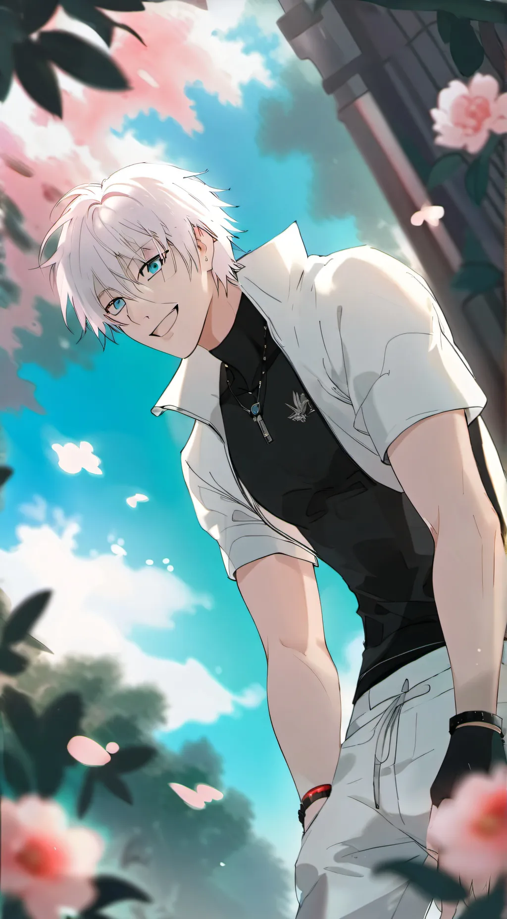 ai character: gojo background