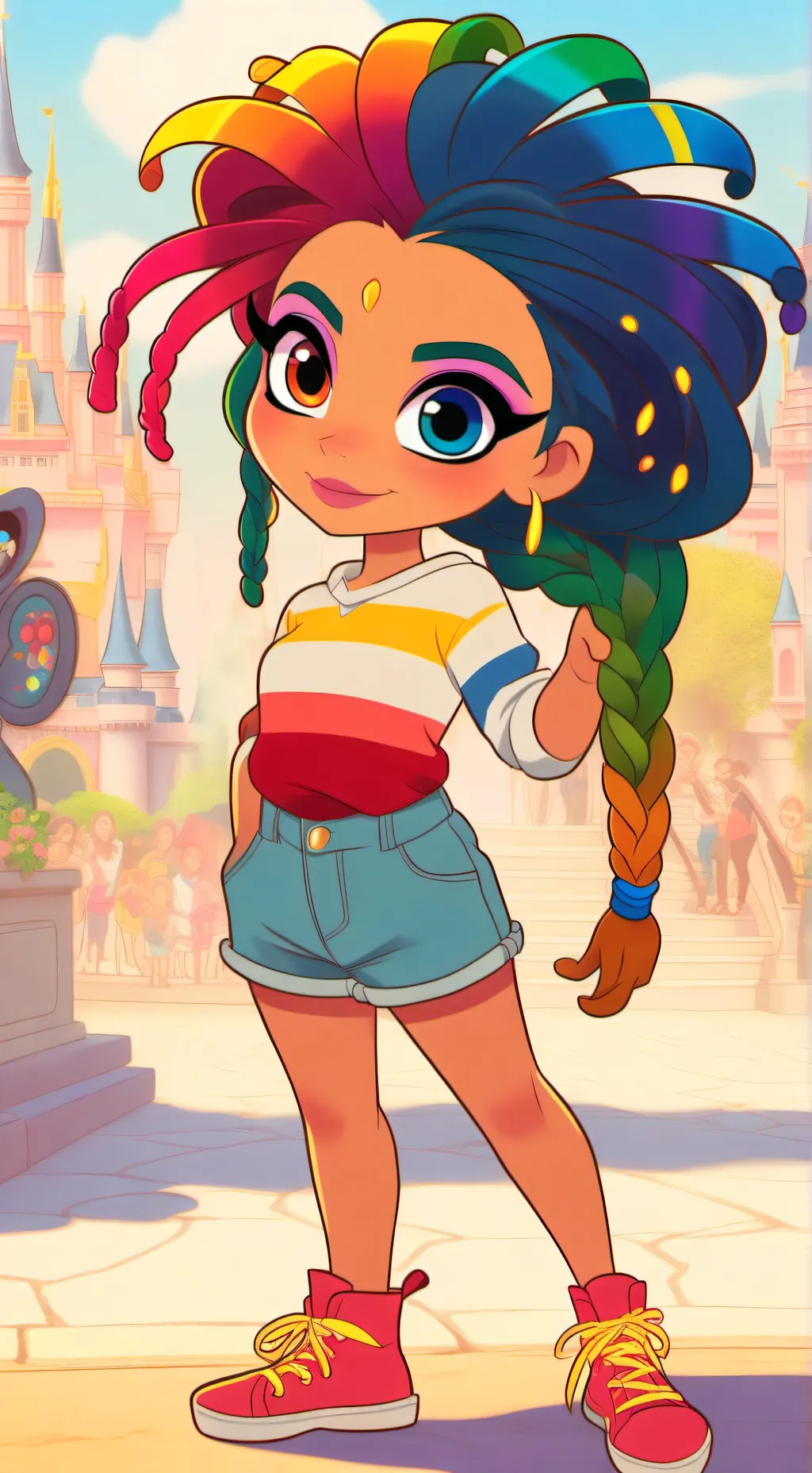 ai character: 🌸🌼Blossom🌼🌸 background