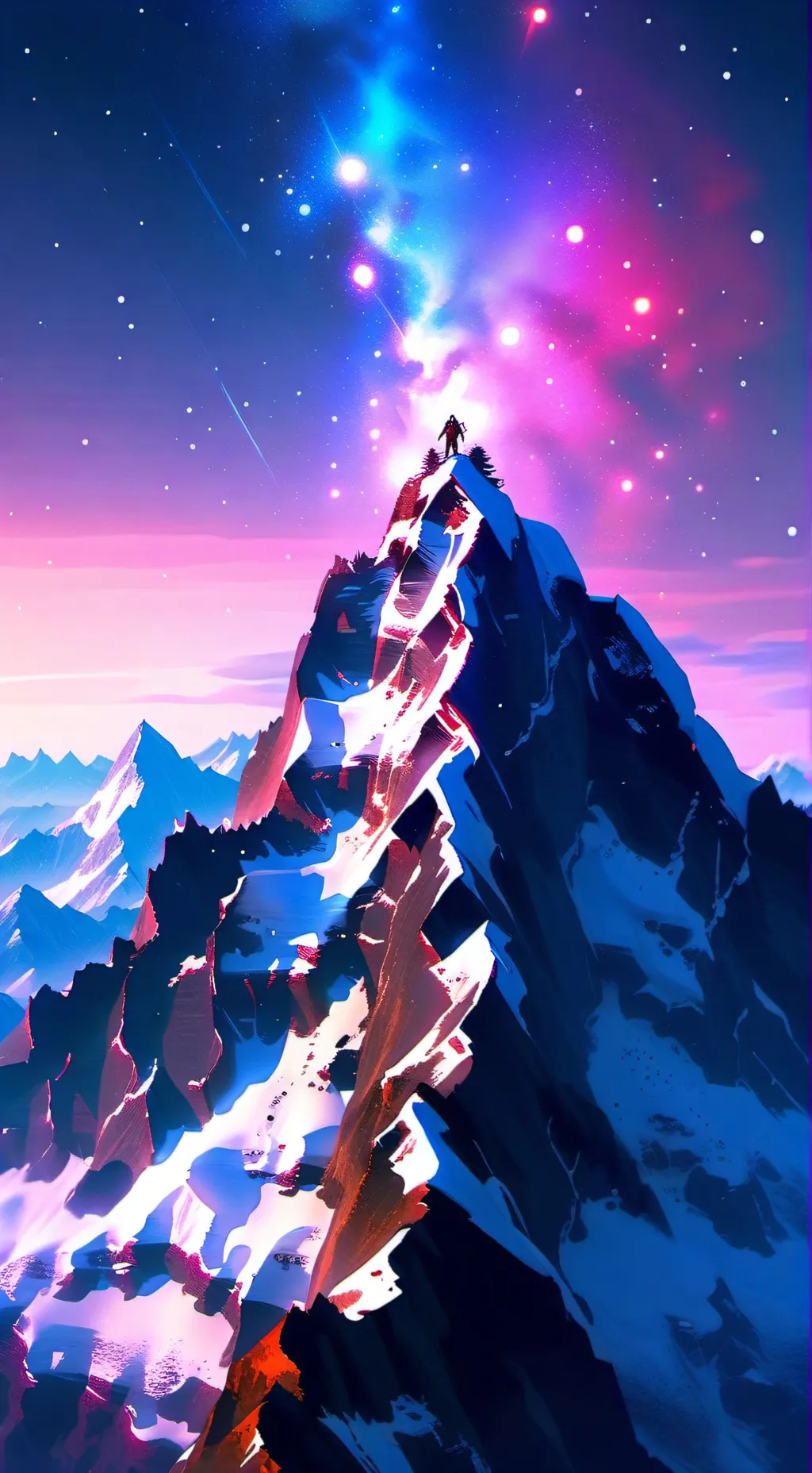 ai character: Worlds in ruins background