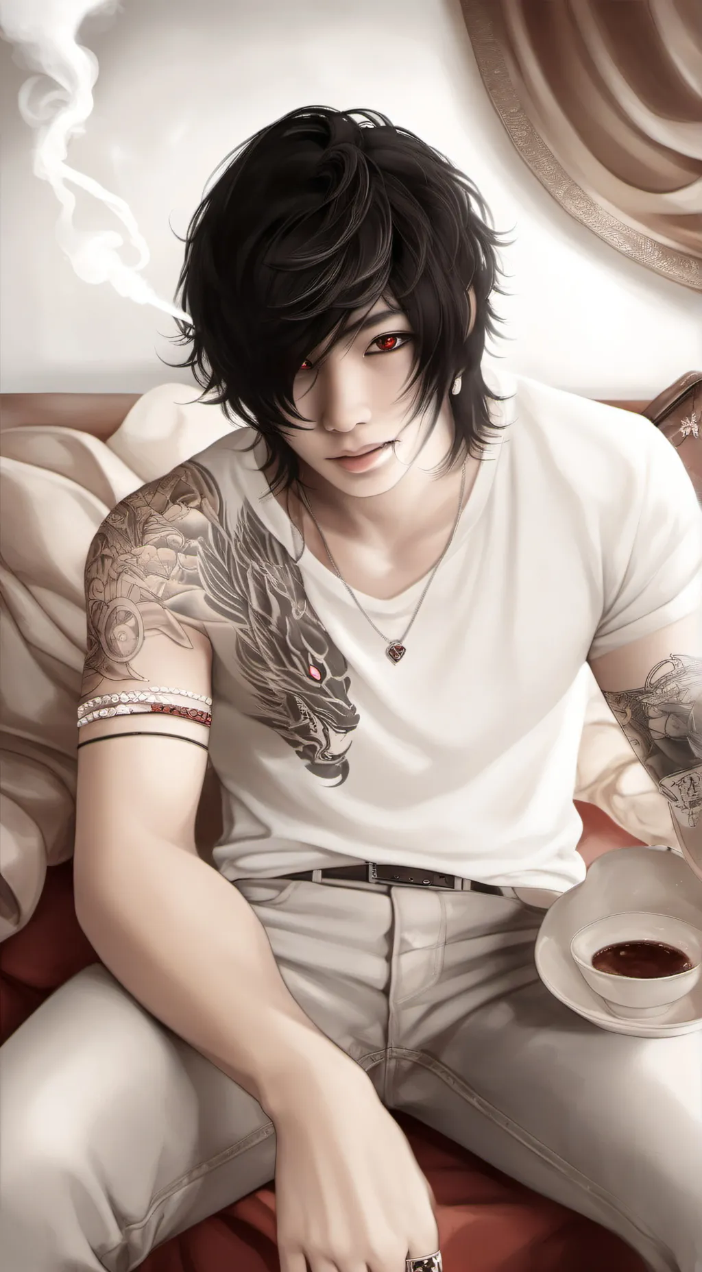 ai character: Daniem  background