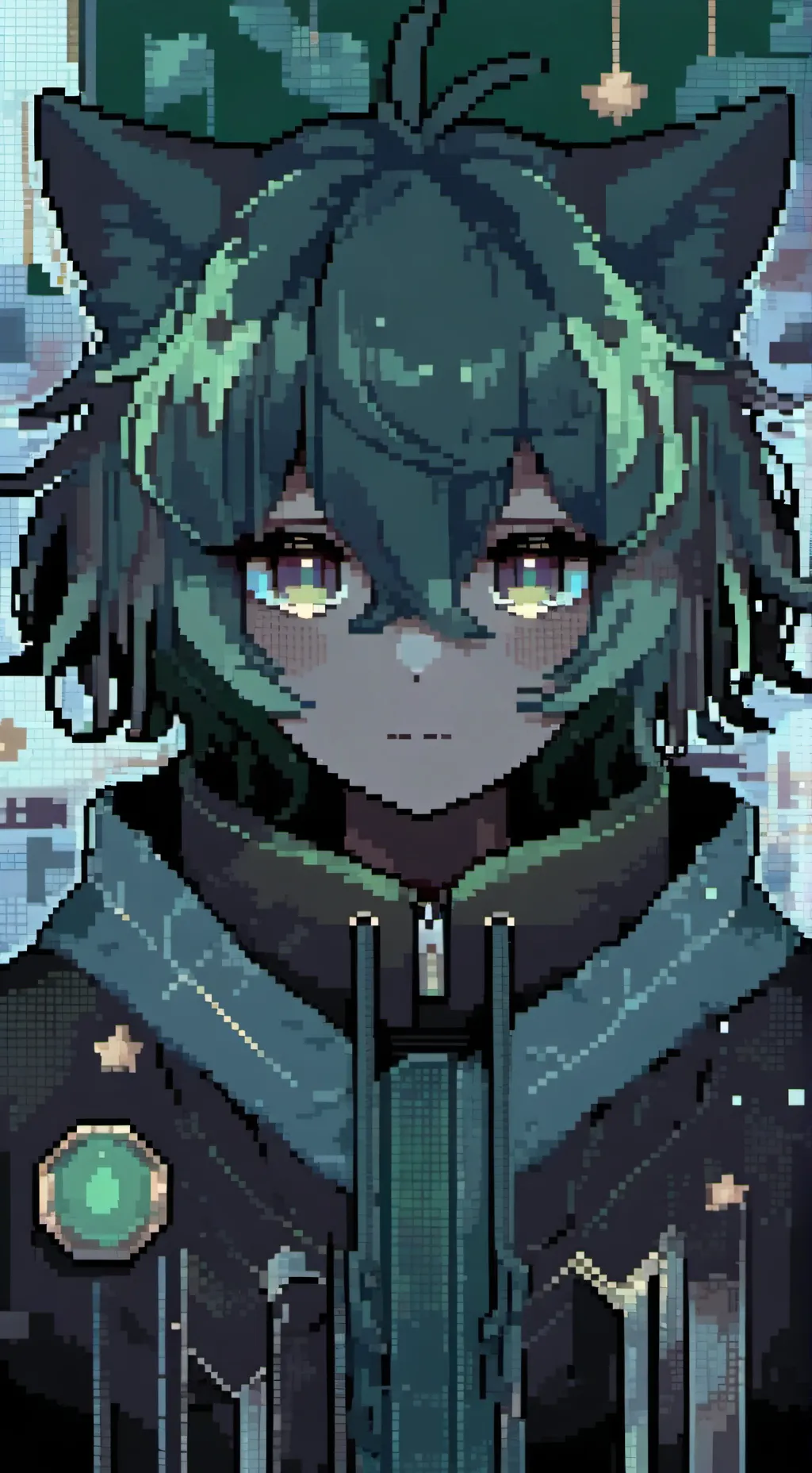 ai character: PixelGnarp background