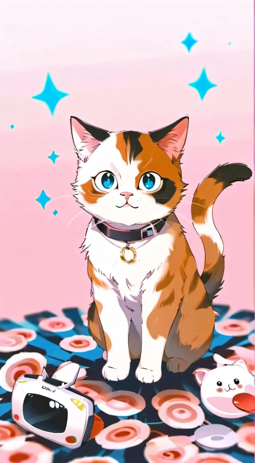 ai character: Circuit background