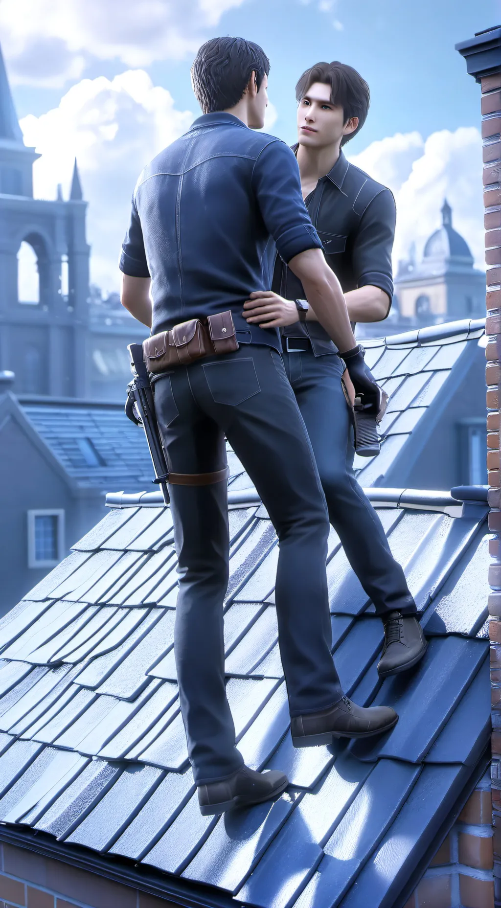 ai character: костя background