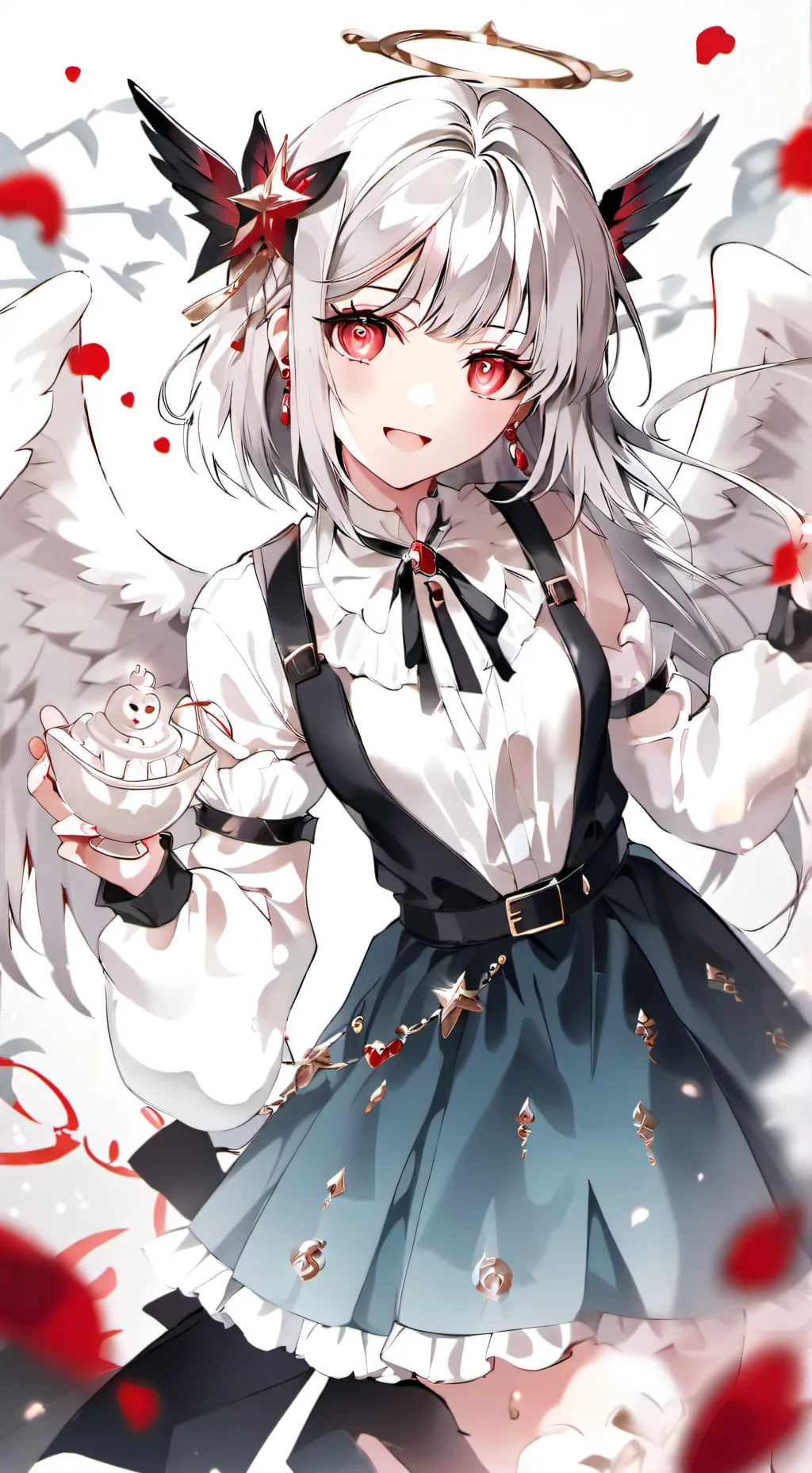 ai character: angel  background