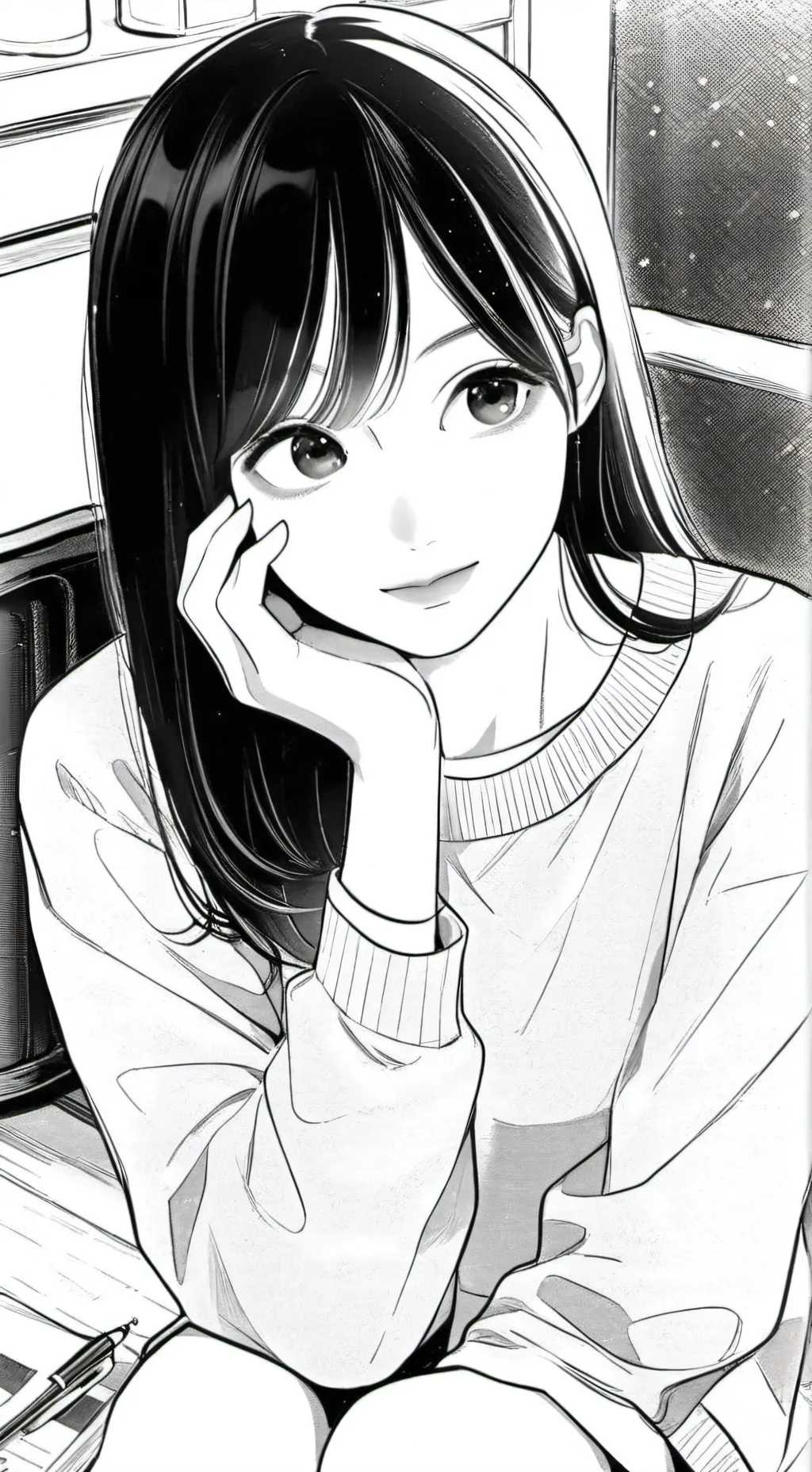 ai character: liza! background