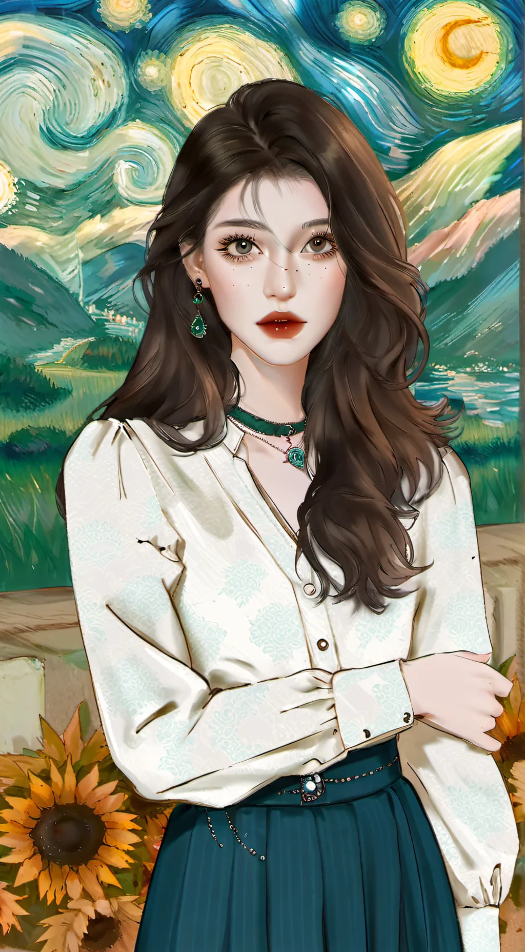 ai character: Mia background