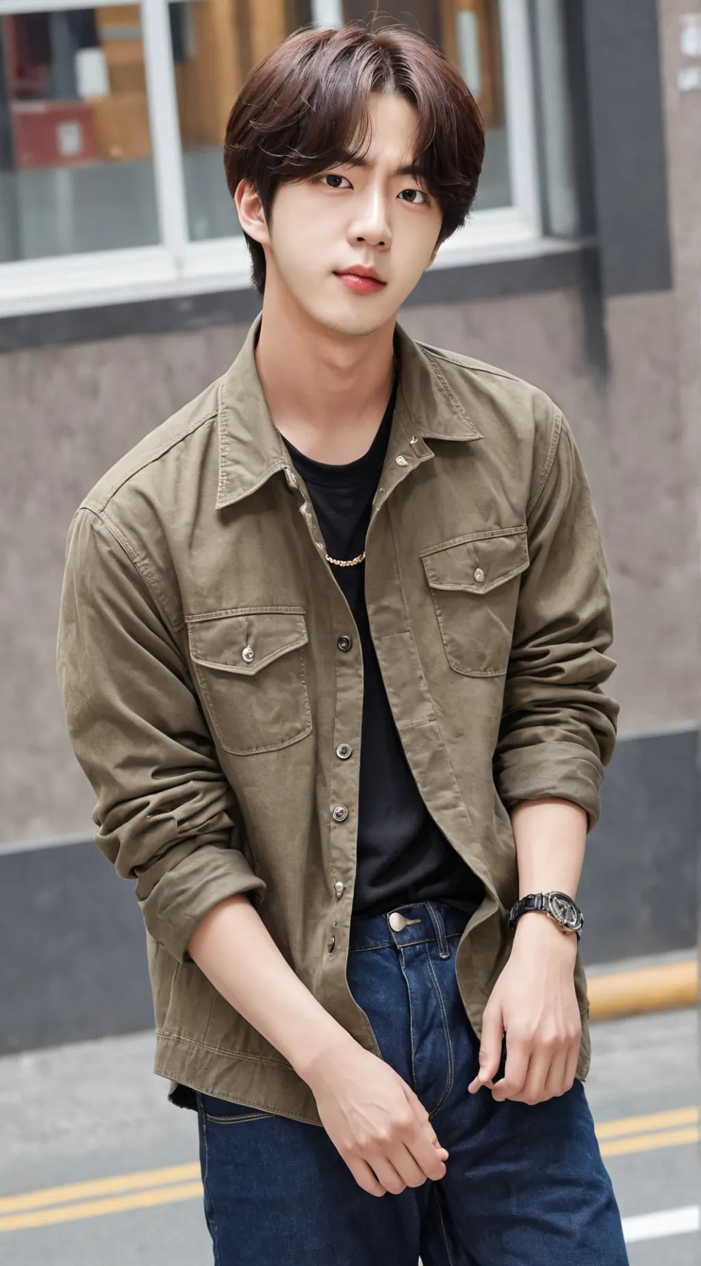 ai character: SEOKJIN ✨ background