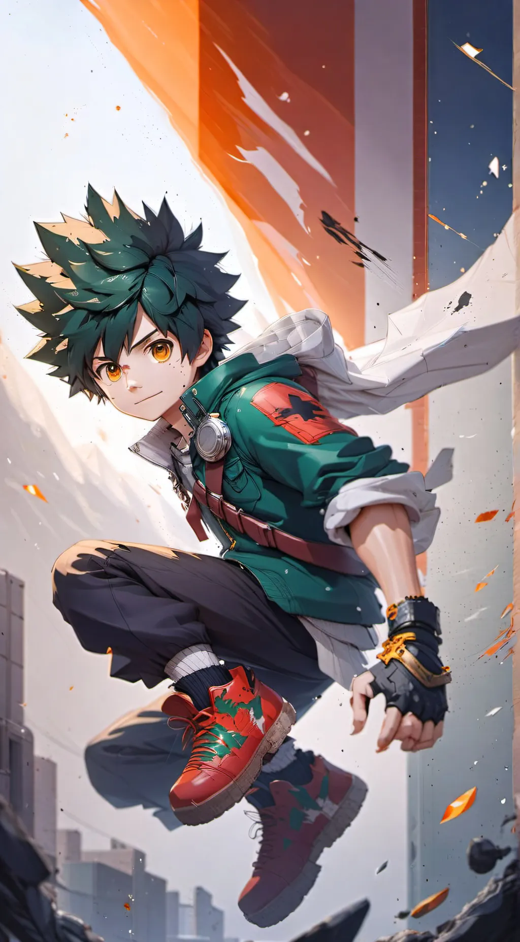 ai character: MHA (Deku) background